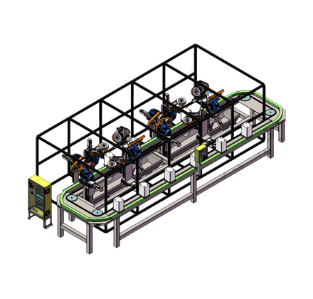 Автоматический конвейерный шлифовальный станок