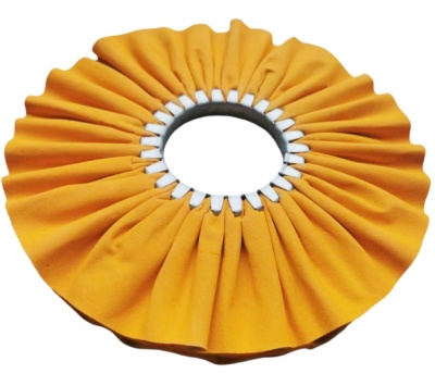 Orange cloth polishing wheel. Orange cloth polishing wheel.