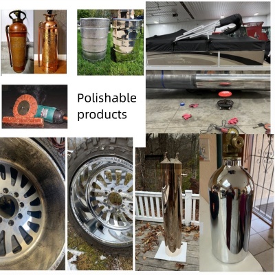 The use of polishing impellers. The use of polishing impellers.