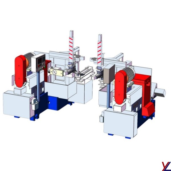 Односторонний автоматический станок для заточки ножей с загрузкой/выгрузкой слева/справа и сверху/снизу QM-350(450)-3(4)