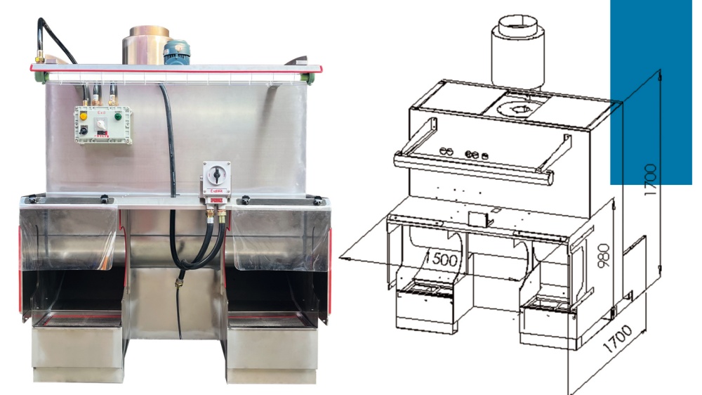 Explosion-proof dust processor Explosion-proof dust processor