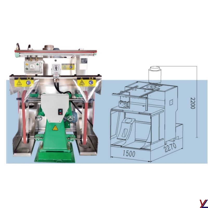 Explosion-proof, eco-friendly polishing machine