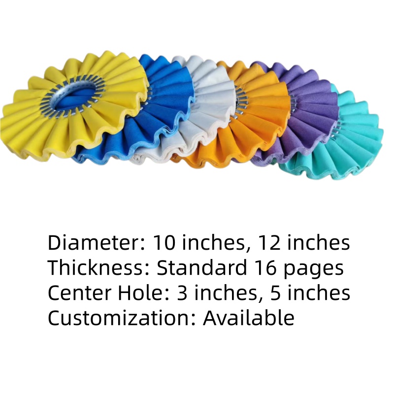Wavy-design polishing wheel